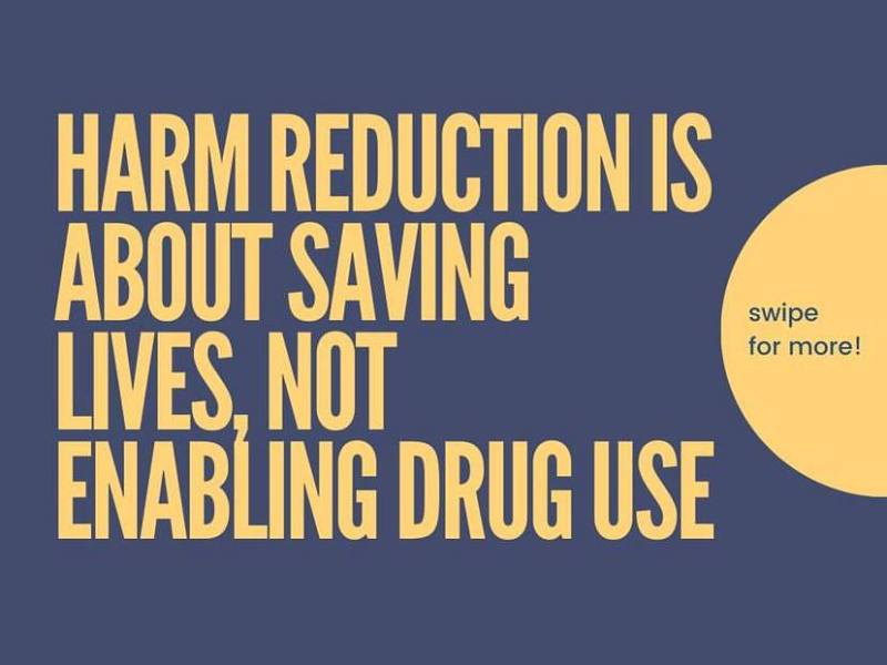 Harm reduction is about saving lives, not enabling drug&nbsp;use