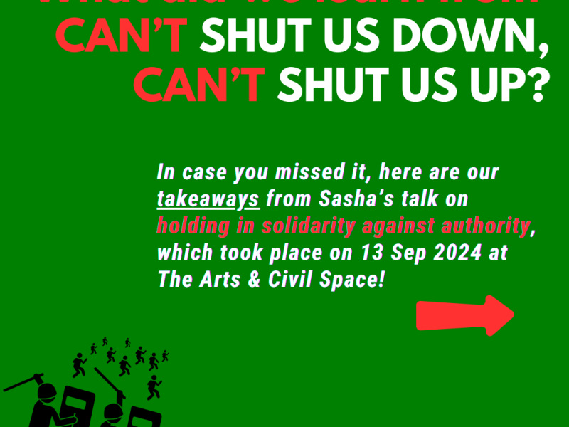 What did we learn from CAN’T SHUT US DOWN, CAN’T SHUT US&nbsp;UP?