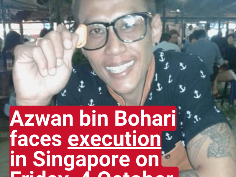 Azwan faces execution in Singapore on 4&nbsp;October